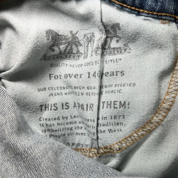 Levi's 505 Jeans Straight Leg Regular Fit Mens 36x32 (34x32 Measured) Light Wash - Picture 16 of 16